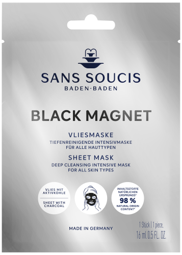 Sans Soucis  Black Magnet Vliesmaske